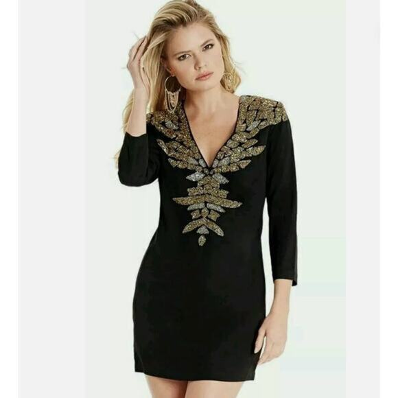Marciano Dresses & Skirts - New! GUESS by‎ Marciano black Claudia Embellished Tunic dress, size 0